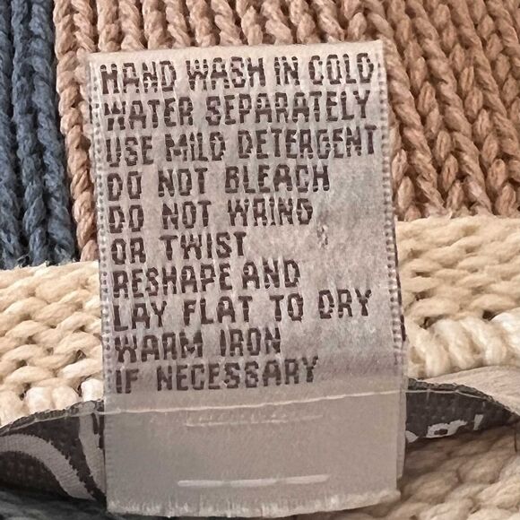 Dressbarn Small Blue Brown Plaid Jacket Sweater Full Zip - Picture 5 of 7